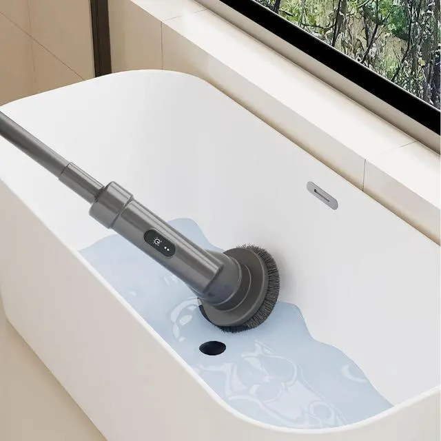 Alt view image 5 of 6 - Electric brush - extendable electric dish and sink scrubber for cleaning gaps in glass, kitchen cleaning brush, toilet and bathroom electric brush