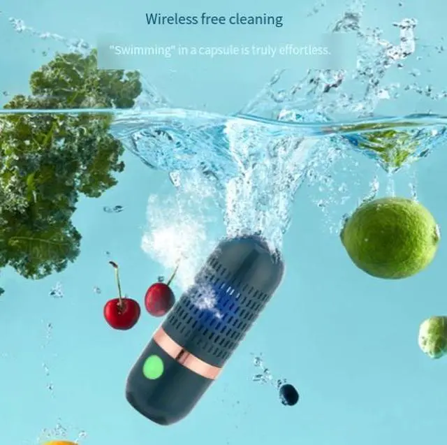 Alt view image 3 of 4 - Fruit and vegetable cleaning machine - home use sterilizer and disinfector - food ingredient purifier - vegetable washing machine - automatic pesticide removal