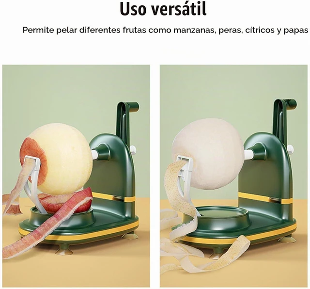 Alt view image 5 of 7 - Cortador pelador de manzana con 2 cuchillas para cocina casera