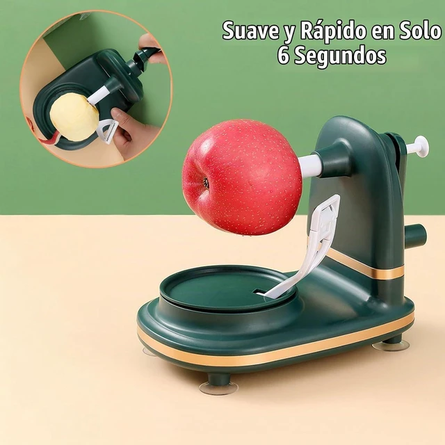 Alt view image 2 of 7 - Cortador pelador de manzana con 2 cuchillas para cocina casera