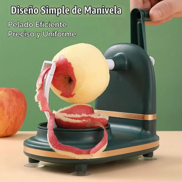 Alt view image 6 of 7 - Cortador pelador de manzana con 2 cuchillas para cocina casera