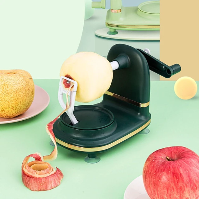 Alt view image 4 of 7 - Cortador pelador de manzana con 2 cuchillas para cocina casera