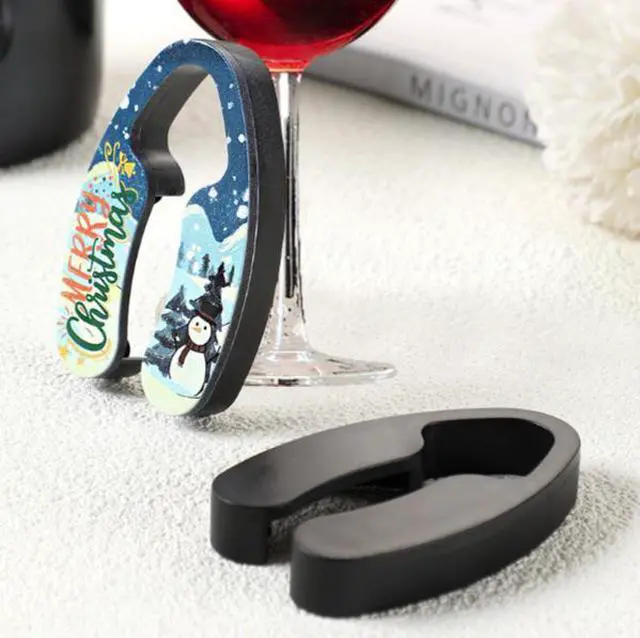 Alt view image 5 of 5 - Christmas snowman red wine paper cutter kitchen small tool wine bottle opener tin foil unsealing knife paper cutter