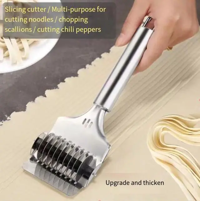 Alt view image 5 of 5 - Manual slicer - Home use noodle slicing meat sandwich cutter - Special slicing tool for layered pancakes - Noodle cutting knife--2pc