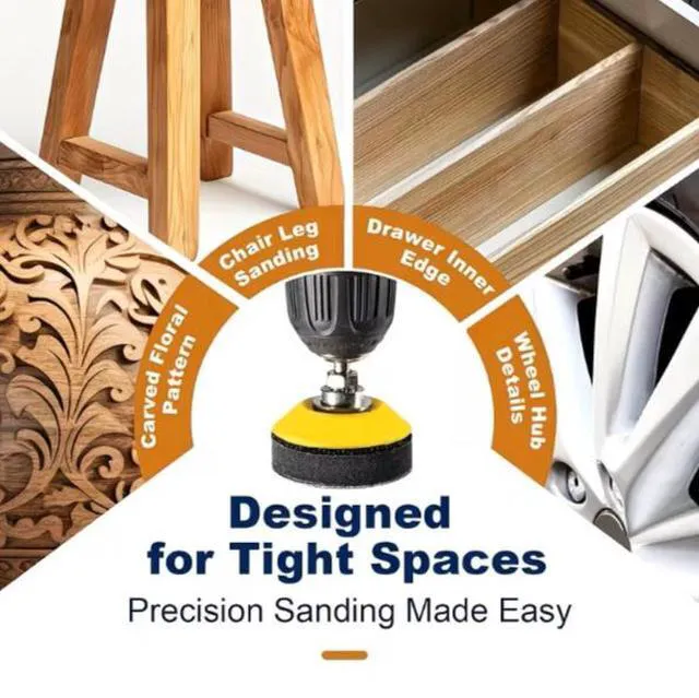 Alt view image 3 of 5 - 129 sets of 2-inch dual-purpose silicon carbide sandpaper for grinding and polishing set. Grind size: 60 - 10,000.