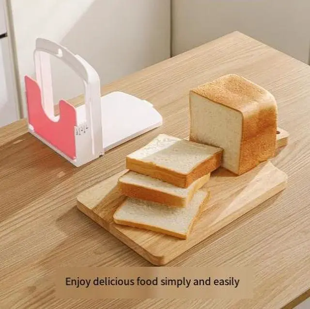 Alt view image 4 of 6 - Bread cutter, toasting slicer, sliced bread box, toasting slice baking machine, sliced storage rack