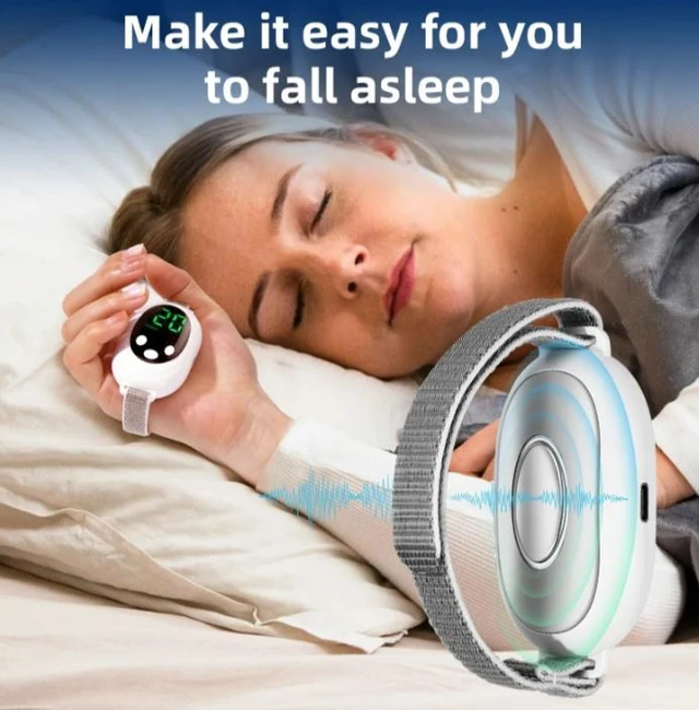 Alt view image 4 of 4 - Auxiliary instrument intelligent sleep aid device sleep monitor sleep calming sleep aid device hand-held sleep device