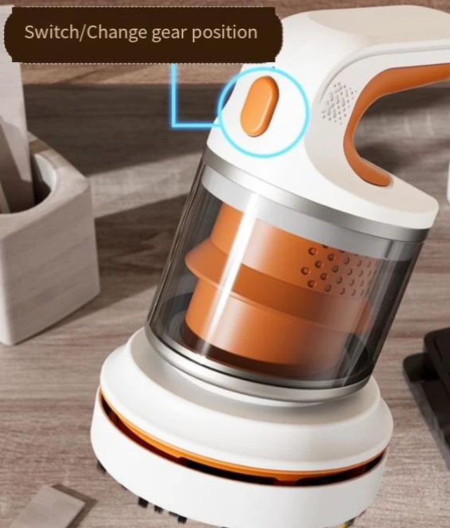 Alt view image 2 of 2 - Desktop multi-functional vacuum cleaner - USB charging - Office use - Study use - Home use - Portable cleaning