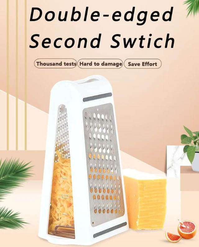 Alt view image 3 of 6 - Best-selling cheese double-sided potato shredder, cheese butter grinder, kitchen small tools