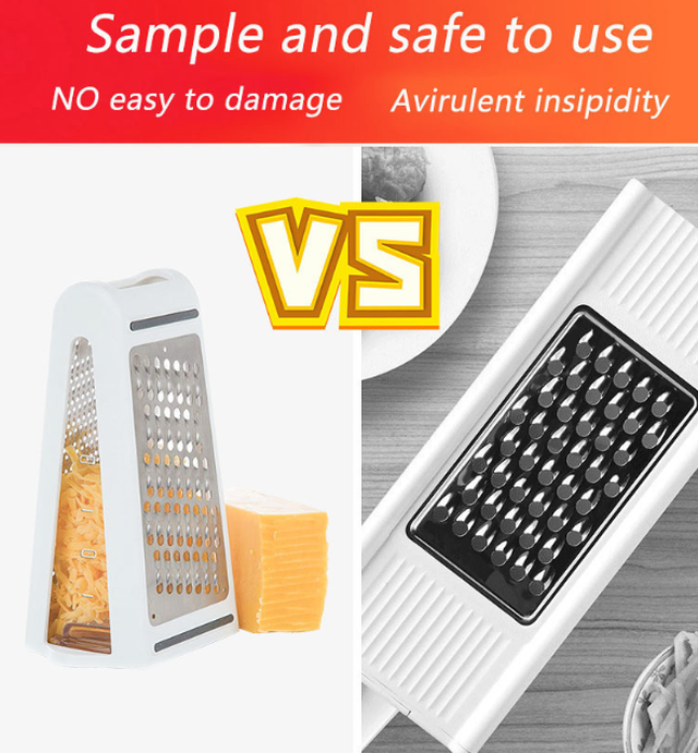 Alt view image 6 of 6 - Best-selling cheese double-sided potato shredder, cheese butter grinder, kitchen small tools