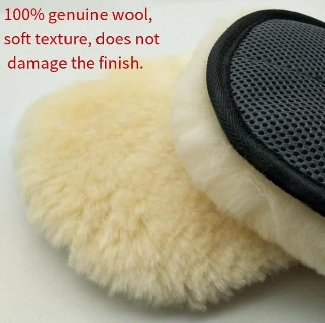 Alt view image 3 of 4 - Car-specific wash woolen gloves - single-sided thickened - imported for car washing - foam scrubber - bear paw cleaning cloth tool
