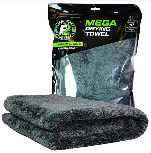 Main image of Car cleaning towel - absorbs water without leaving marks - edge-sewn for car washing - special towel for single or double-sided use - small braided towel for absorbing water,Size:40*60