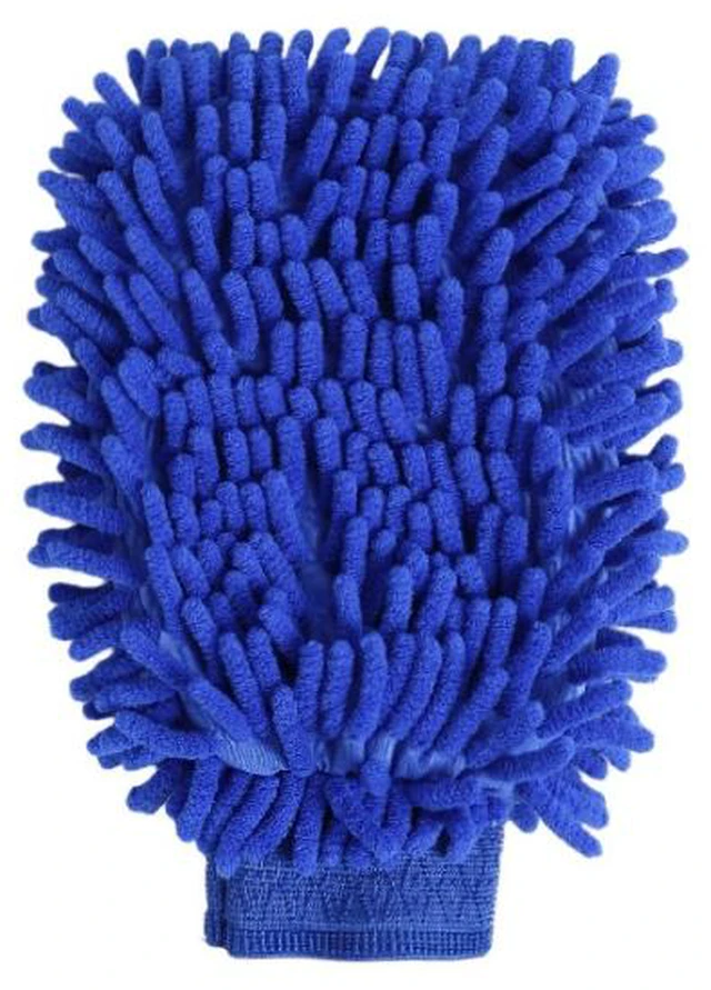 Main image of Five-finger Snowyarn gloves are soft and won't damage the car paint. They are wash car tools featuring double-sided Snowyarn fabric and single-sided car polishing gloves. The factory is located here.