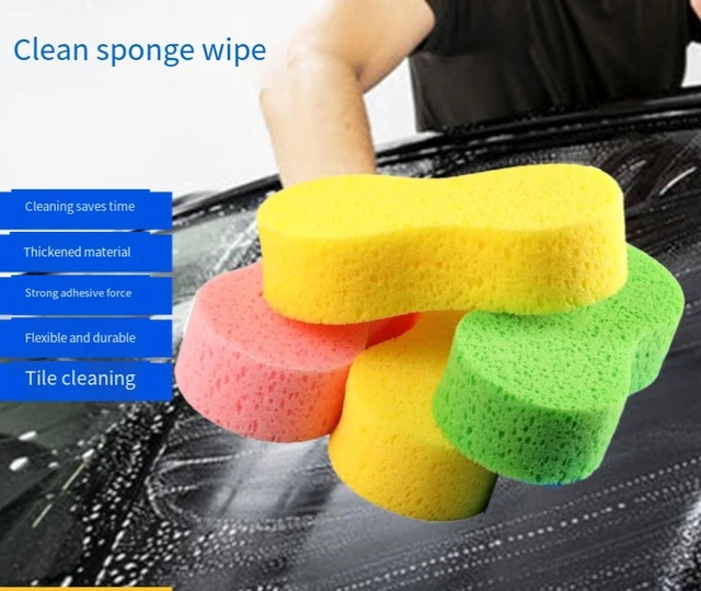 Alt view image 4 of 5 - High-density large-sized car wash sponge with strong cleaning power, flexible and durable - an excellent tool for car cleaning.