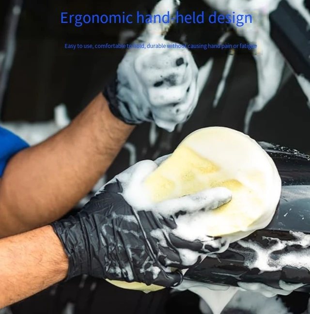 Alt view image 3 of 5 - High-density large-sized car wash sponge with strong cleaning power, flexible and durable - an excellent tool for car cleaning.