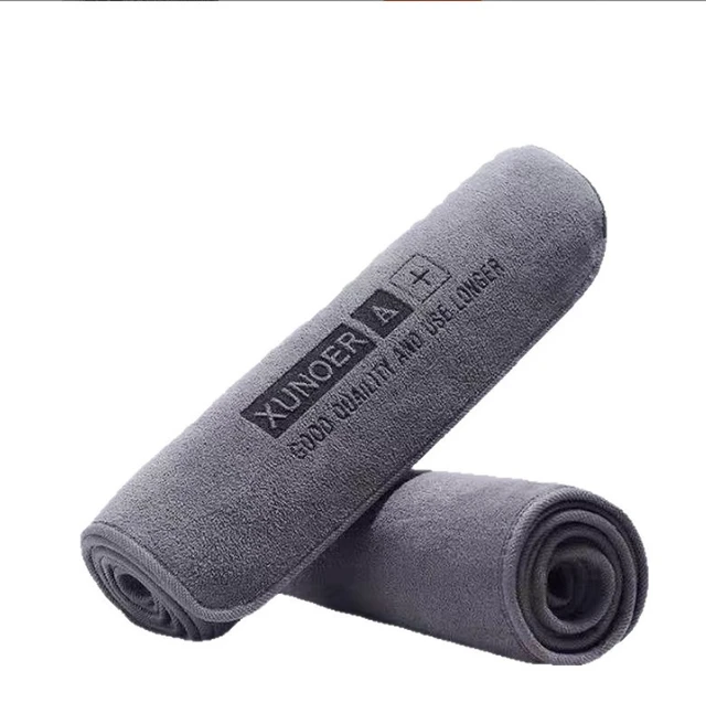 Alt view image 5 of 5 - Superfine fiber edge-wrapped car washing towel, letter-shaped car cleaning towel, water-absorbing towel that leaves no marks after use, special dry towel for car washing,Size:40*40cm
