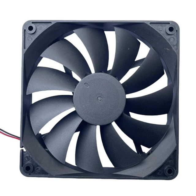Alt view image 2 of 6 - AFB1312M 135x25x135mm 12V Server Fan 2-Pin Copper 3800RPM Computer PC Replacement Accessory Compatible Universal Durable Efficient Reliable Performance Quiet Long-Lasting Energy-Efficient Pr
