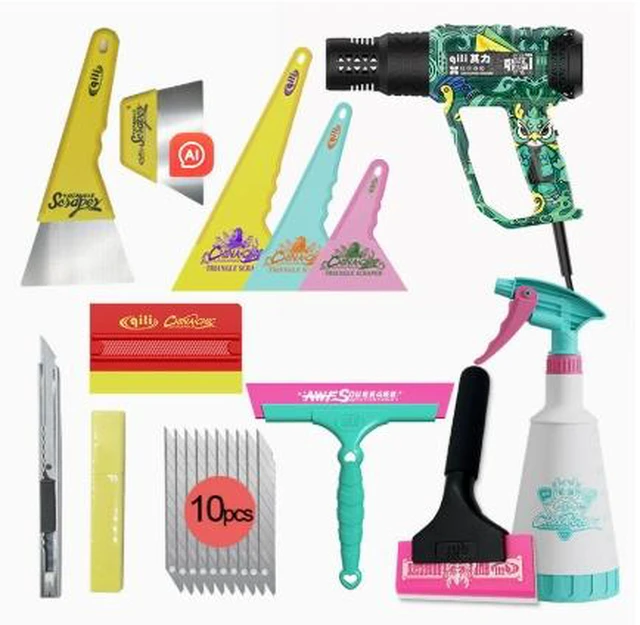 Main image of Car window film application tools, window film color-changing kits, car coating sets, film application special tools kits, film application scraper kits