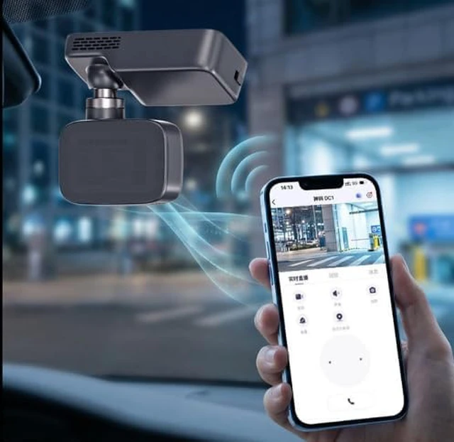 Alt view image 2 of 4 - DC1 Intelligent Parking Monitoring Sentinel Mode Vehicle-Mounted 24-Hour 360-degree Panoramic Wireless Recorder Without Power Connection
