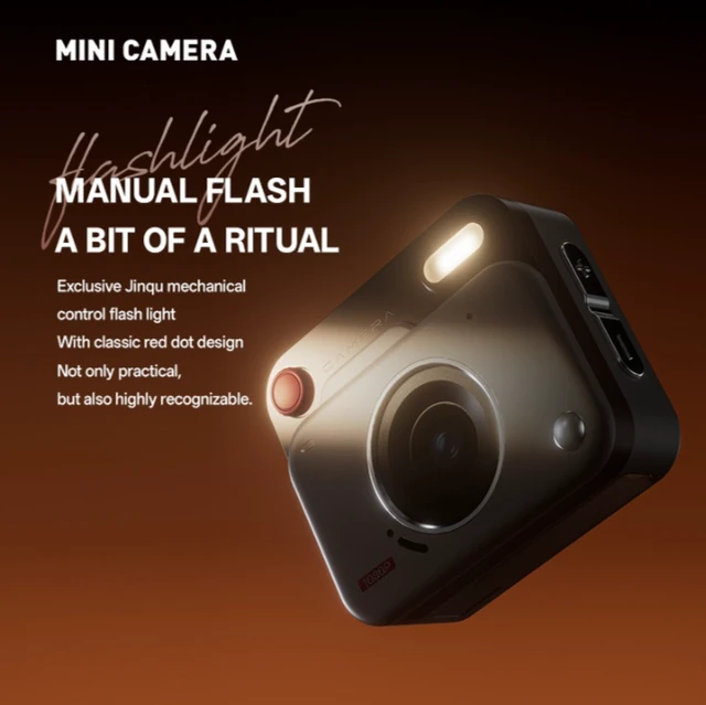 Alt view image 2 of 6 - CCD retro mini compact digital camera for student campus photography and video recording, high-definition video shooting with excellent image quality.