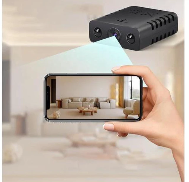 Alt view image 4 of 7 - XD Mini Camera with 16G SD Card, 1080P HD Small Security Camera, Night Vision Portable Nanny Cam, No WiFi Needed for Home Office Car Indoor Outdoor Monitoring XD