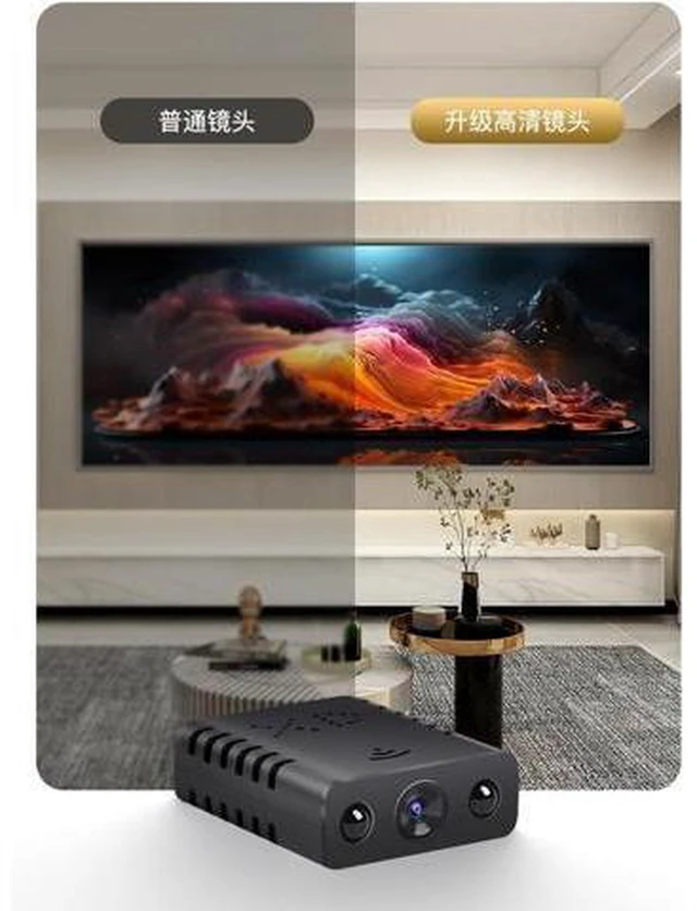 Alt view image 6 of 7 - XD Mini Camera with 16G SD Card, 1080P HD Small Security Camera, Night Vision Portable Nanny Cam, No WiFi Needed for Home Office Car Indoor Outdoor Monitoring XD