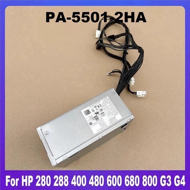 Alt view image 3 of 6 - 500W Power Supply for HP 400 600 680 800 280 288 480 G3 G4 MT, Replacement for PA-5501-2HA DPS-500AB-51A L77487-001 L89233-001 PCG007 1Pack