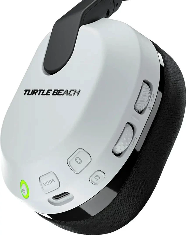 Alt view image 3 of 5 - Turtle Beach Stealth 600 Gen 3 Wireless Multiplatform Amplified Gaming Headset for PS5, PS4, PC, Mobile - Bluetooth, 80-Hr Battery, AI Noise-Cancelling Flip-to-Mute Mic, 50mm Speakers - White