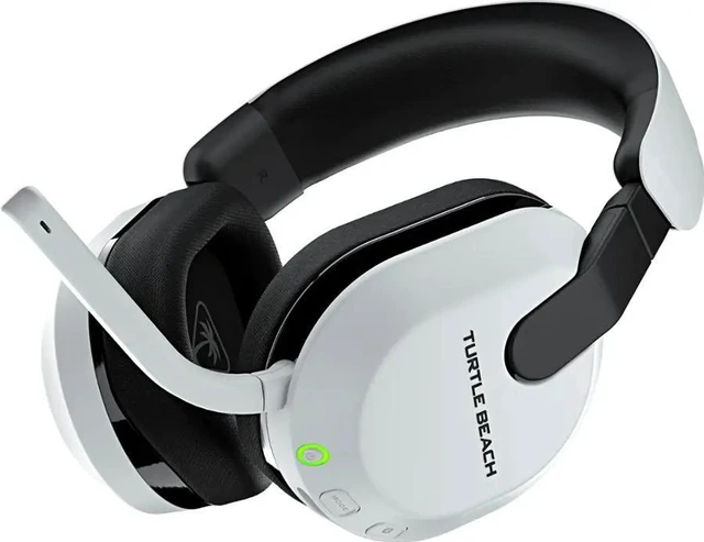 Alt view image 4 of 5 - Turtle Beach Stealth 600 Gen 3 Wireless Multiplatform Amplified Gaming Headset for PS5, PS4, PC, Mobile - Bluetooth, 80-Hr Battery, AI Noise-Cancelling Flip-to-Mute Mic, 50mm Speakers - White