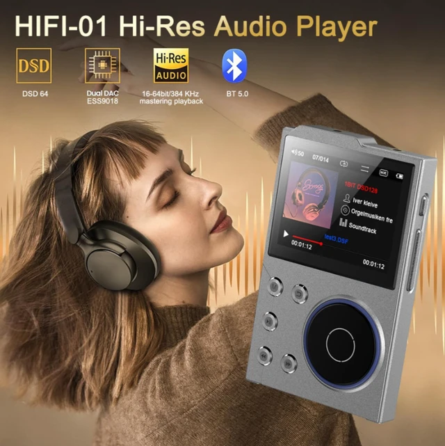 Alt view image 2 of 6 - Music player - Lossless music with DSD256 master-level audio quality for portable listening, Bluetooth for car use