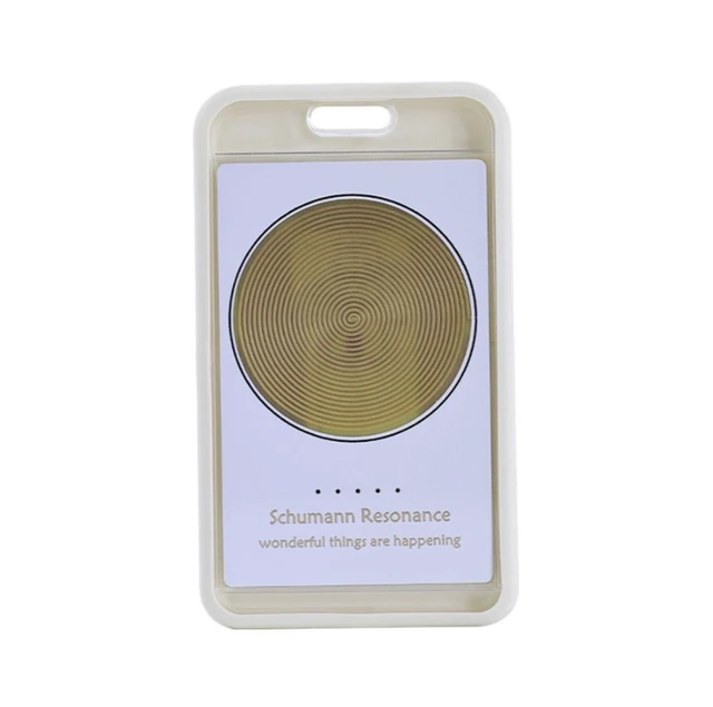 Main image of Schumann Wave Energy Transfer Magnetic Field Decorative Piece Enhances Aura Attracts Fortune Shows Prestige Schumann Wave Energy Regulator Plate white