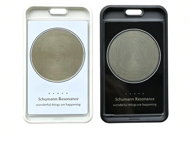 Alt view image 2 of 6 - Schumann Wave Energy Transfer Magnetic Field Decorative Piece Enhances Aura Attracts Fortune Shows Prestige Schumann Wave Energy Regulator Plate white