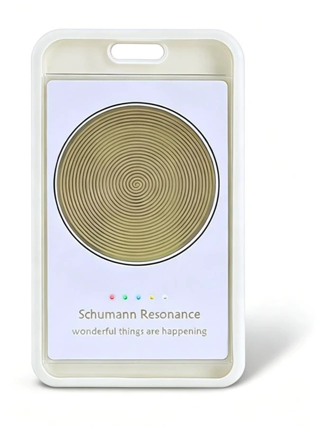 Alt view image 6 of 6 - Schumann Wave Energy Transfer Magnetic Field Decorative Piece Enhances Aura Attracts Fortune Shows Prestige Schumann Wave Energy Regulator Plate white