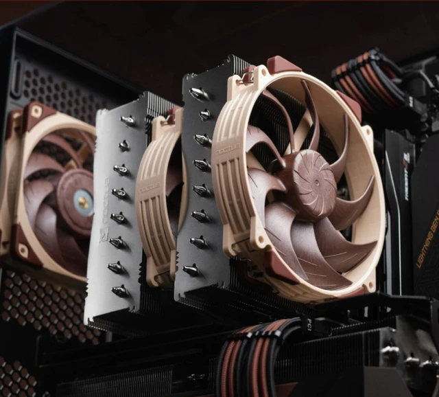 Alt view image 2 of 4 - NH-D15G2 Multi-platform CPU Cooler with Dual A14X25RG2 Fans and Silicone Lubricant