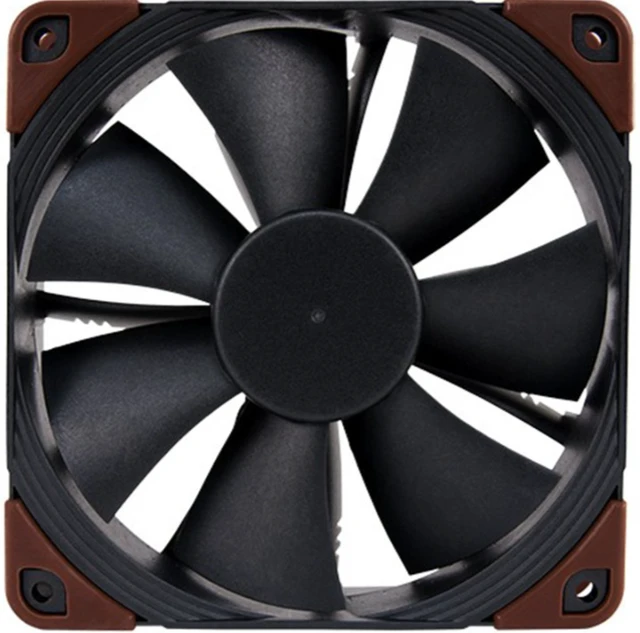 Alt view image 3 of 4 - NF-F12 industrial PPC-3000 PWM 12cm fan with temperature control, black color