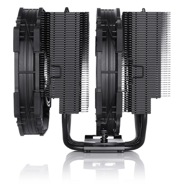Alt view image 3 of 5 - NH-D15 chromax.black version - Dual-tower A15 fan - Multi-platform CPU cooler