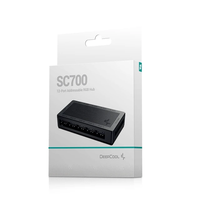 Alt view image 5 of 5 - The SC790/SC700 mainframe case fan hub supports 6 PWM temperature-controlled ARGB fans.
