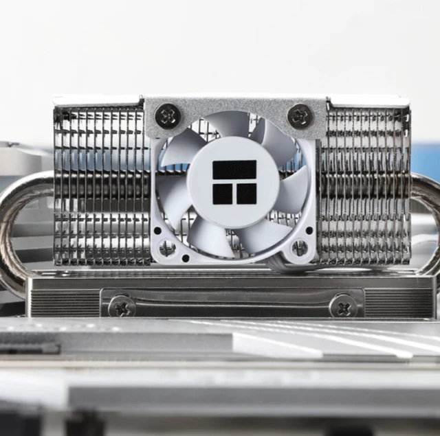 Alt view image 4 of 5 - HR-10 2280 PRO M.2 SSD Solid State Drive Cooling Fan - 4 Heat Pipes with High Airflow and Temperature Control Cooling