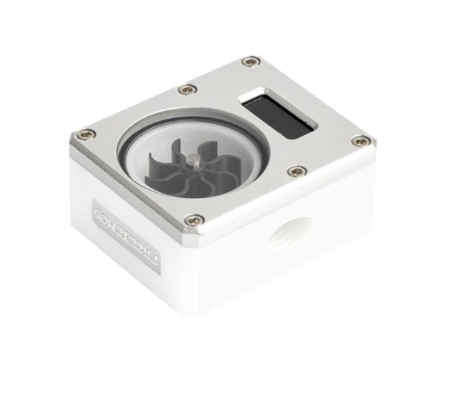 Alt view image 2 of 3 - FREEZEMOD computer liquid cooling model 2022 WDXS-T4 temperature display flow meter with VA LCD screen, 0.5 seconds interval.