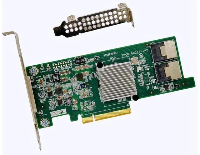 Alt view image 7 of 7 - LSI 9207-8i RAID Controller Card SAS 6Gbs HBA P20 IT Mode for ZFS FreeNAS unRAID RAID Expander Card + 2 * 8087 SATA Cable
