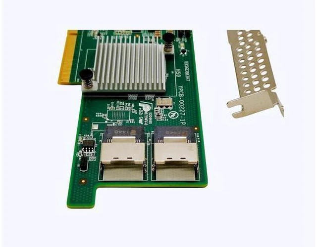 Alt view image 5 of 7 - LSI 9207-8i RAID Controller Card SAS 6Gbs HBA P20 IT Mode for ZFS FreeNAS unRAID RAID Expander Card + 2 * 8087 SATA Cable
