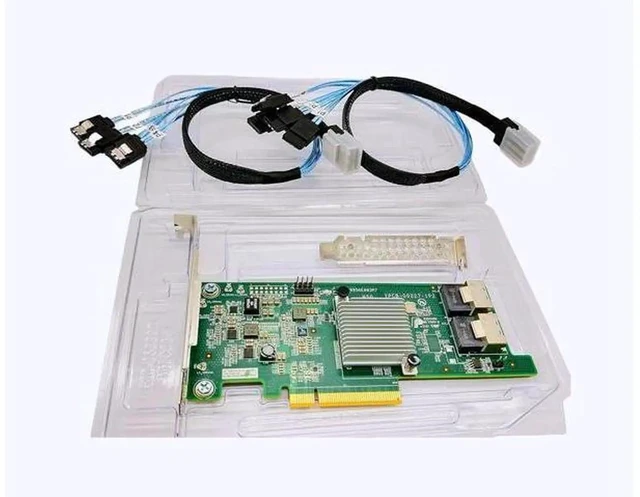 Main image of LSI 9207-8i RAID Controller Card SAS 6Gbs HBA P20 IT Mode for ZFS FreeNAS unRAID RAID Expander Card + 2 * 8087 SATA Cable