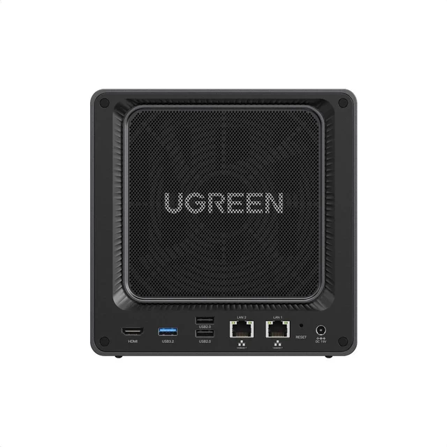 Alt view image 3 of 6 - UGREEN NASync DXP4800 GT 4-bay NAS, AMD Ryzen Embedded R2514, Dual 10GbE GbE LAN, Dual M.2 NVMe SSD Slots, Diskless