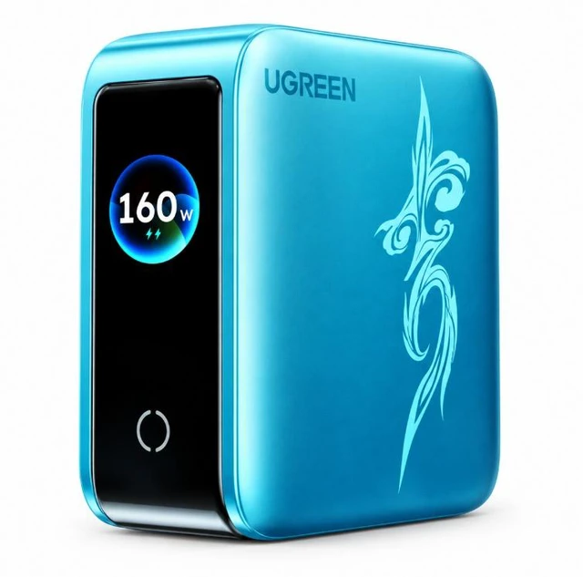 Main image of UGREEN Yao Guang Joint-Brand Model Instant Display Charging 160W Screen Display Charger Suitable for Apple iPhone 18 Mobile Phones, Laptop 140W Charging Head Multiple