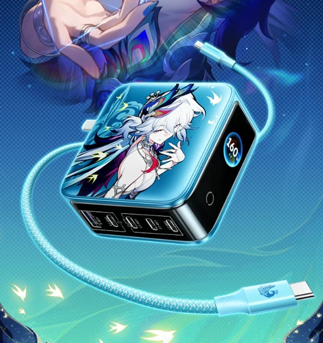 Alt view image 2 of 4 - UGREEN Yao Guang Joint-Brand Model Instant Display Charging 160W Screen Display Charger Suitable for Apple iPhone 18 Mobile Phones, Laptop 140W Charging Head Multiple