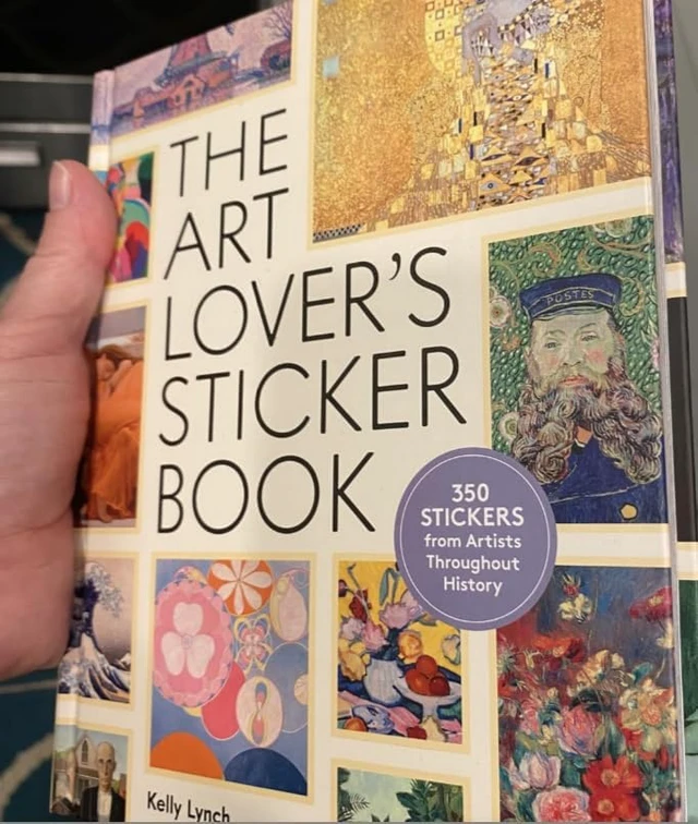 Alt view image 4 of 6 - The Art Lover's Sticker Book, 350 Premium Removable Stickers Featuring Famous Paintings, Art History Collection for Journaling Scrapbooking Planner Decoration, Gift for Creatives