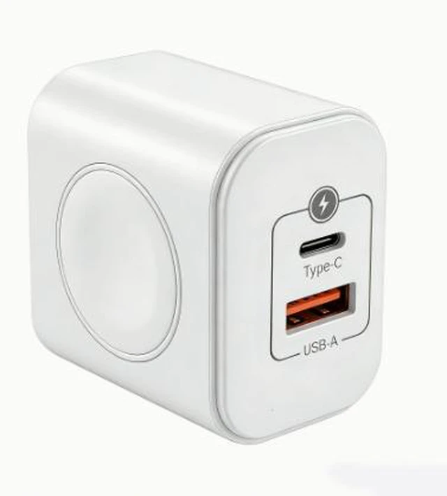 Main image of 23W three-in-one charger, wireless charging for watches, suitable for Apple Watches, Apple PD fast charging head for mobile phones