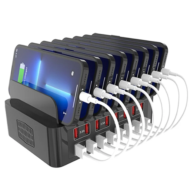Alt view image 2 of 6 - 150W high-power mobile phone storage stand and charger - Amazon's best-selling product. USB multi-port charger.