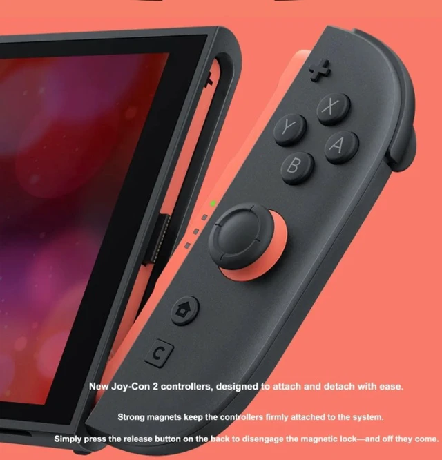 Alt view image 6 of 7 - Switch2 controller joycon2 - Left and right controllers with NFC mouse function, wireless Bluetooth gaming controller NS2