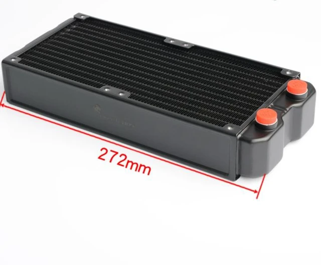 Main image of Computer water-cooling SR-240SL dual-layer cooling system with 45mm thick heat exchanger, featuring two independent layers.